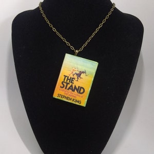 The Stand Book Pendant/Ornament - Stephen King - The Stand Jewelry - The Stand Book Necklace - The Stand Book Pendant - Stephen King Jewelry