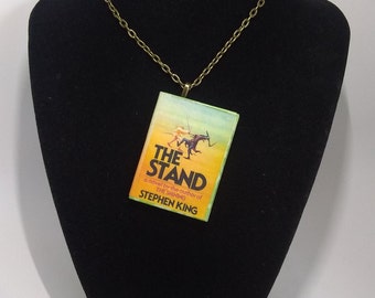 The Stand Book Pendant/Ornament - Stephen King - The Stand Jewelry - The Stand Book Necklace - The Stand Book Pendant - Stephen King Jewelry
