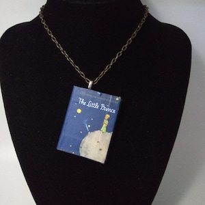 The Little Prince Book Pendant/Ornament / Le Petit Prince Book Earrings / Book Jewelry /Book Ornament/ Handmade Book Necklace / Gift for Her