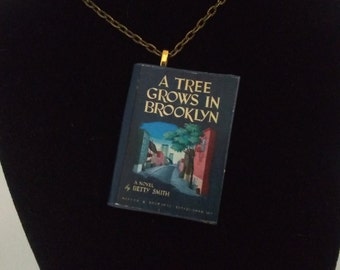 A Tree Grows in Brooklyn Book Pendant/Ornament - A Tree Grows in Brooklyn, Betty Smith - Classic Novel-Book Jewelry-A Tree Grows in Brooklyn