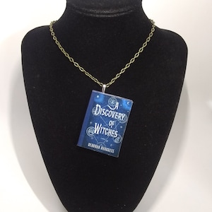 Book Pendant/Ornament-A Discovery of Witches-Deborah Harkness-A Discovery of Witches Necklace - Literary Gift-Book Lover Gift - Book Jewelry