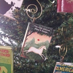 Mini-Book Ornament Christmas Ornament, Mini-Book Christmas Ornament Mini Book Christmas Ornament Christmas Carol-Ornament image 2