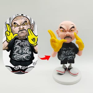 Figurines de dessins animés personnalisées, figurines faites exactement à partir de l'image, cadeaux figurines amusantes personnalisées, figurines mascottes personnalisées