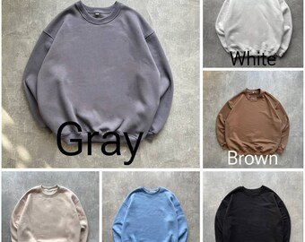 Oversize Sweatshirt With Large Embroidery - Etsy