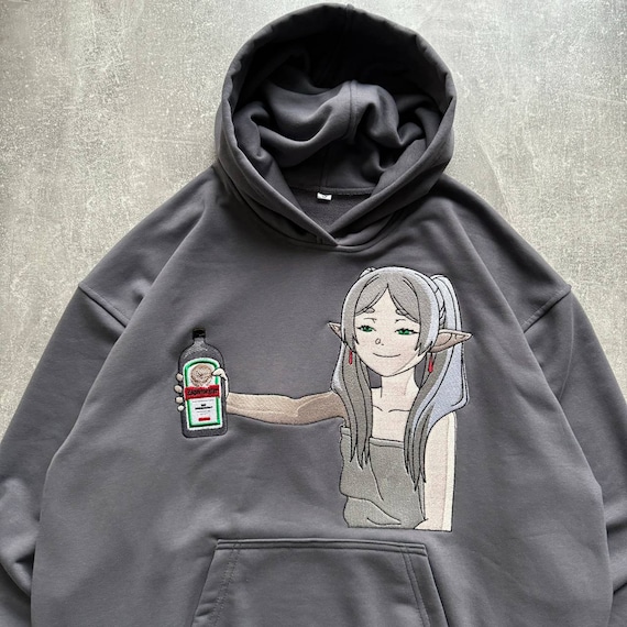 Oversize Hoodie With Embroidery Anime - Etsy Oversize Hoodie With Embroidery Anime - Etsy
