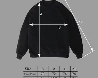 Oversize Sweatshirt With Large Embroidery - Etsy