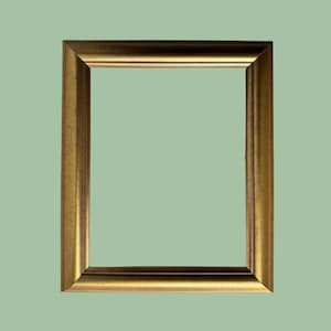 Vintage Gold Gilt Wooden Picture Frame, Decorative Portrait Frame, 38 × 32 cm, No Glass or Backing