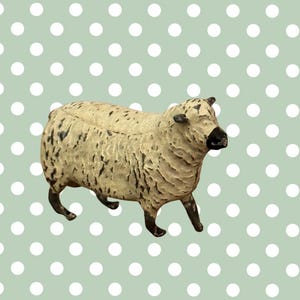 Britains Ltd Cast Lead Sheep | Vintage 1920s Painted Farm Animal Collectable Toy