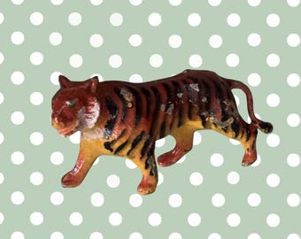 Vintage Metal Wild / Zoo Animal, Tiger, Metal Animal - Etsy