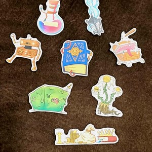 Adesivos para garrafas de água D&D