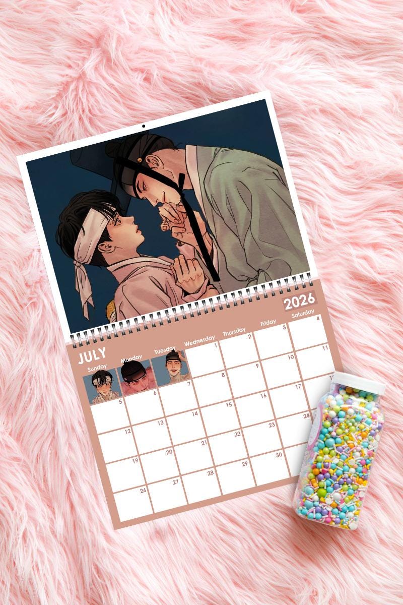 Lezhin Calendar - Etsy Hong Kong