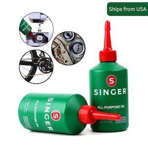 Singer All Purpose Sewing Machine Oil, 3.38-Fluid Ounce