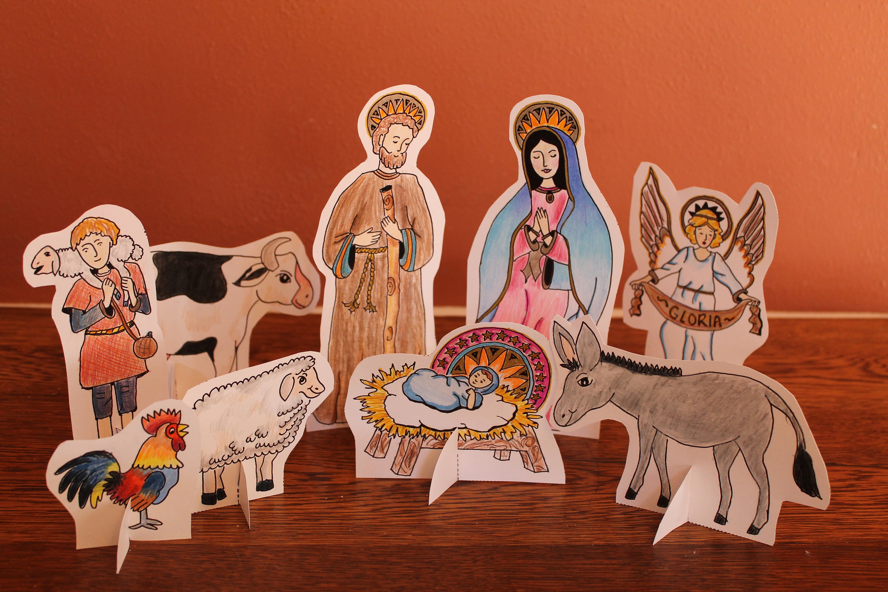 Easy read nativity story picture