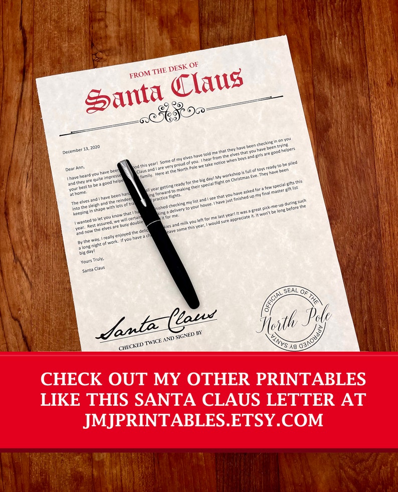 Official Nice List Certificate From the North Pole Printable - Etsy
