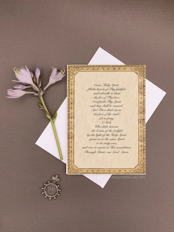 Printable Confirmation Card Sacrament Of Confirmation Rcia Etsy Singapore