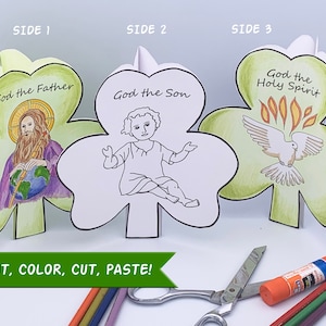 Printable Saint Patricks Day Kid Craft St Patrick Etsy