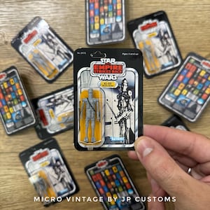 JP Customs Micro Vintage: [CARDED] IG-88 (Bounty Hunter) figure