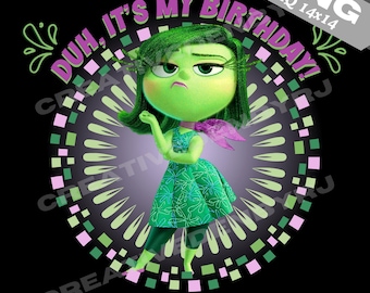 Divertida Mente, Desgosto PNG: Clipart de Festa de Aniversário (Download Digital)