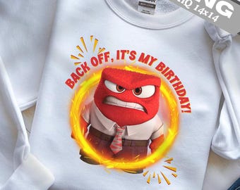 Divertida Mente, Raiva PNG: Topo de Bolo de Aniversário, Clipart de Festa (Download Digital)
