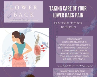 Lower Back Pain Health Flyer