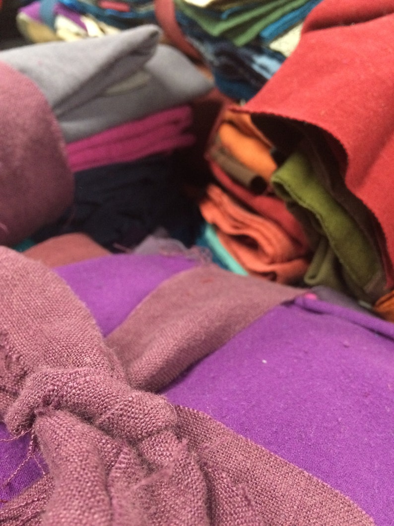 Organic Fabric Scrap Bundle