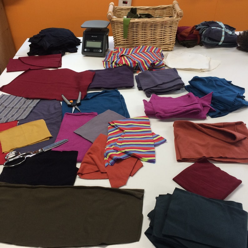 Organic Fabric Scrap Bundle