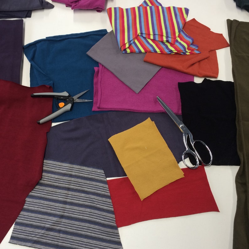Organic Fabric Scrap Bundle