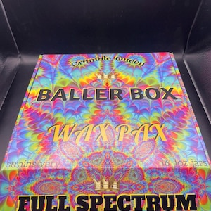 Authentic Crumble Queen Baller box concentrate packaging wax dab shatter jar box