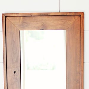 Wood Stained Mirror - Mapleton Style