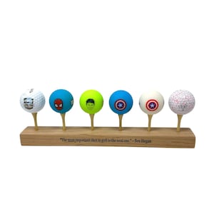 Personalized Golf Ball Display | Golf Birthday Gifts