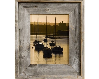 Barnwood Picture Frame - Medium Width 2.75 Inch Lighthouse Series - Reclaimed Wood