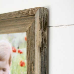 Barnwood Collage Frame with 5 Openings image 3