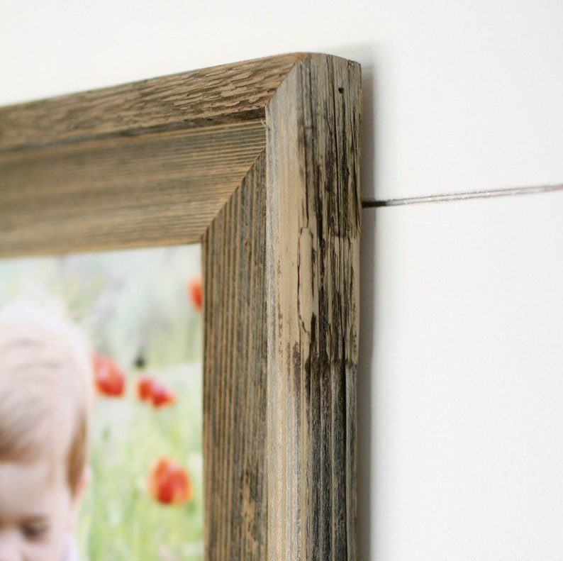 Barnwood Collage Frame with 5 Openings image 3