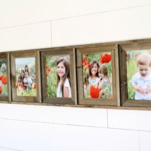 Barnwood Collage Frame with 5 Openings