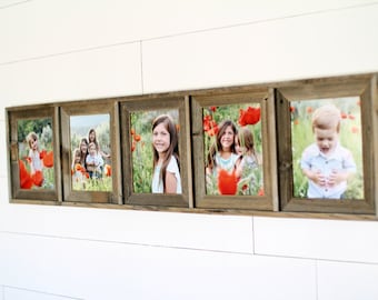 Barnwood Collage Frame with 5 Openings