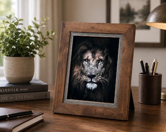 Rustic Wood Frame Wedding Photo Holder Tabletop Picture Display Handcrafted Barn Farmhouse Wall Hanging Gift Couple Anniversary Beach