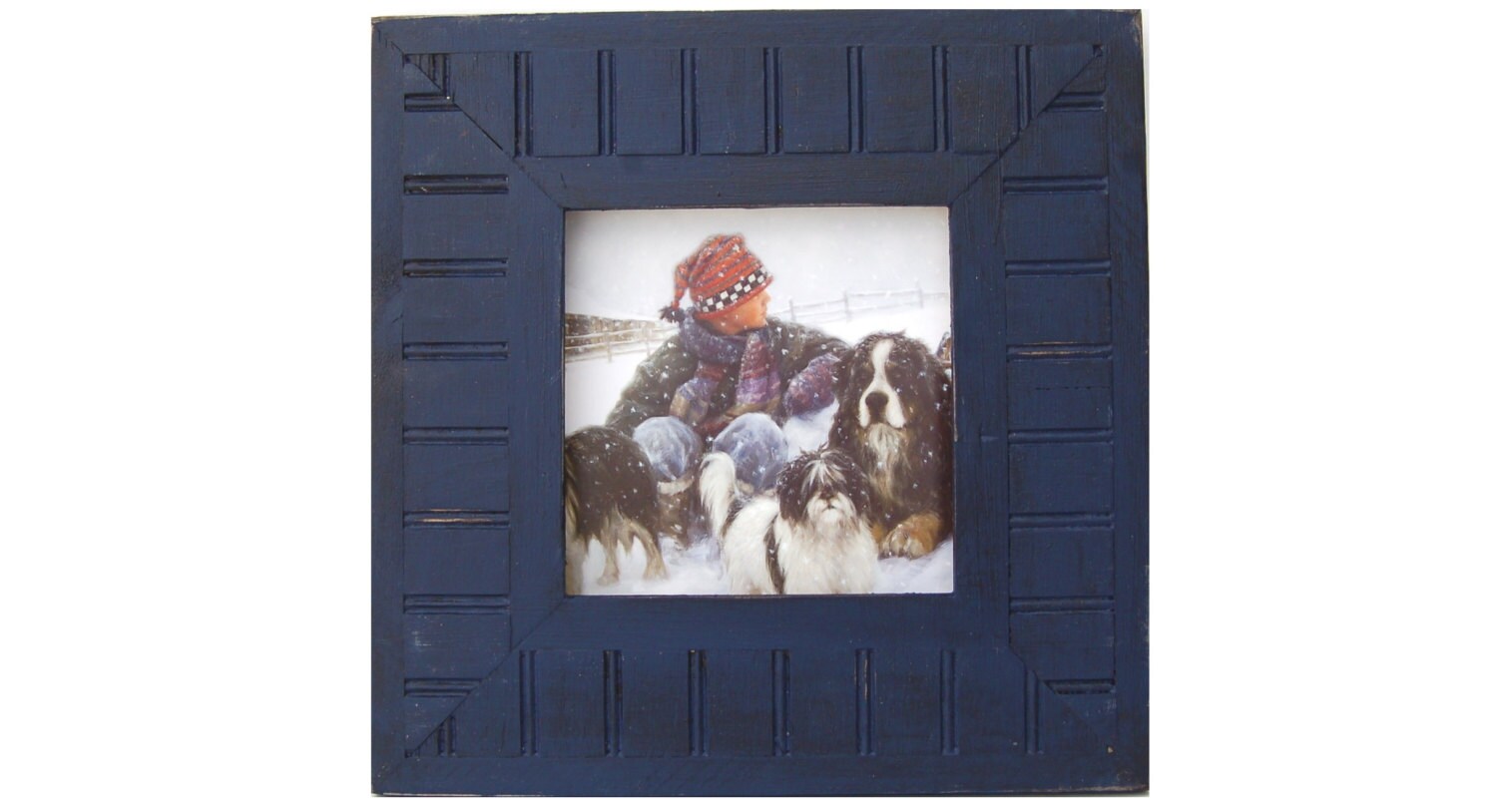 Rustic Beadboard Picture Frame Kennebunkport Series Etsy