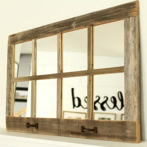 Fieldhouse Mirror - 8 Window Pane Mirror