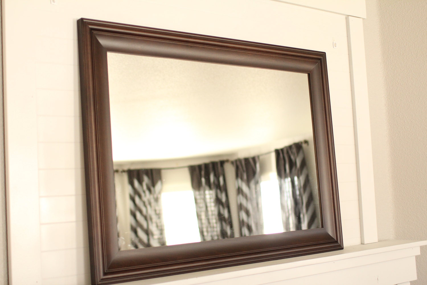 WALNUT POPLAR MIRROR