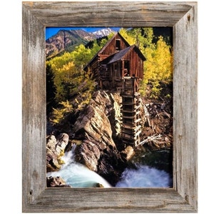 16x20 Rustic Barnwood Picture Frames, 3 inch Wide, Homestead Series
