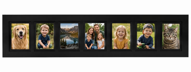 4x6 Collage Picture Frame - 7 Opening - Etsy