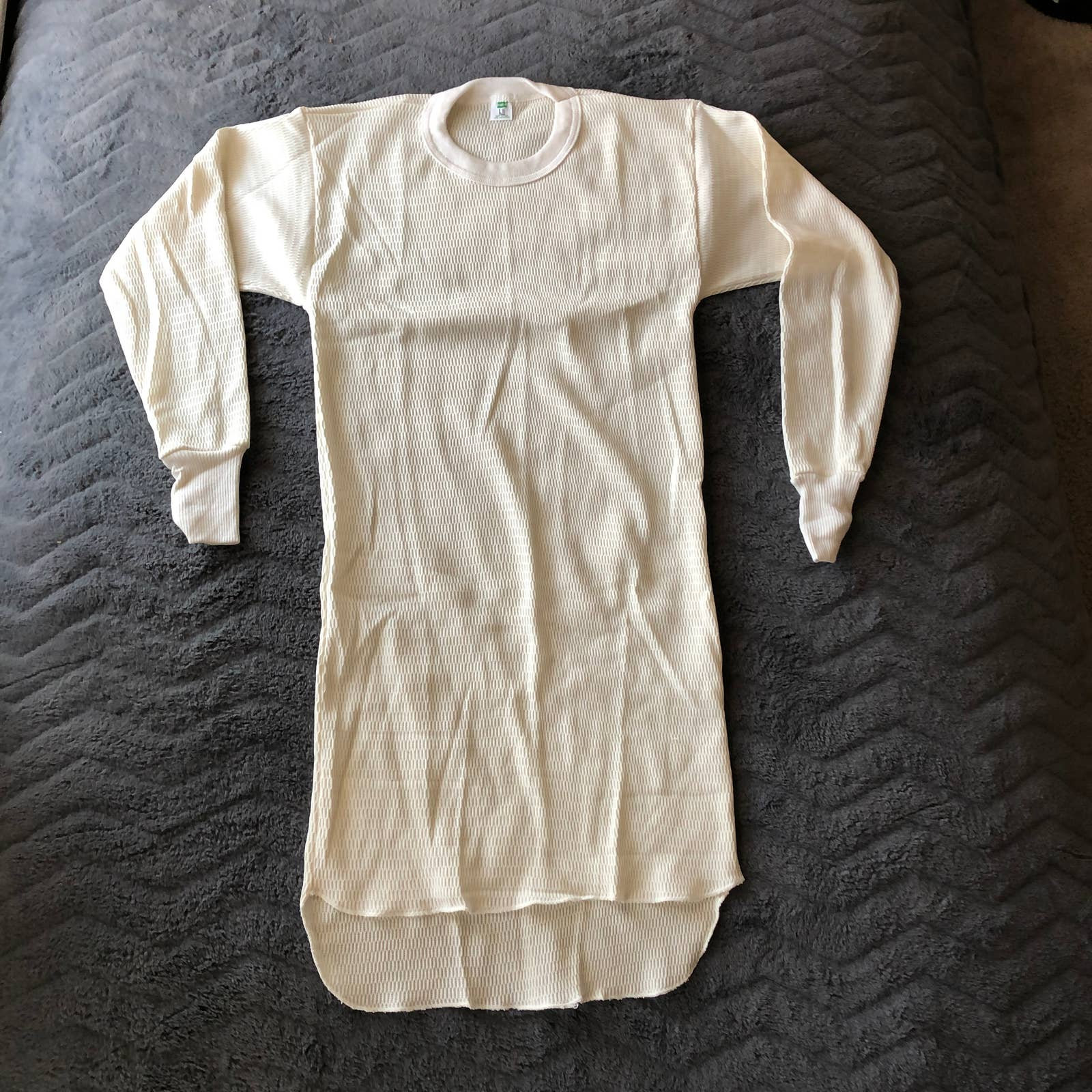 Hanes Green Tag Waffle Thermal Shirt 70s Undershirt VTG Size Large Long 42 44 Etsy