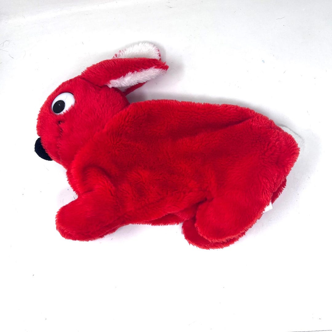 Lego Duplo Red Bunny Rabbit Plush Zippered Storage Bag Purse Vintage ...