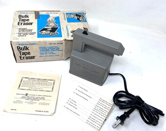 Realistischer Radiergummi 44-232 Box Kassette Audio Disc VTG 80er Jahre Radio Shack