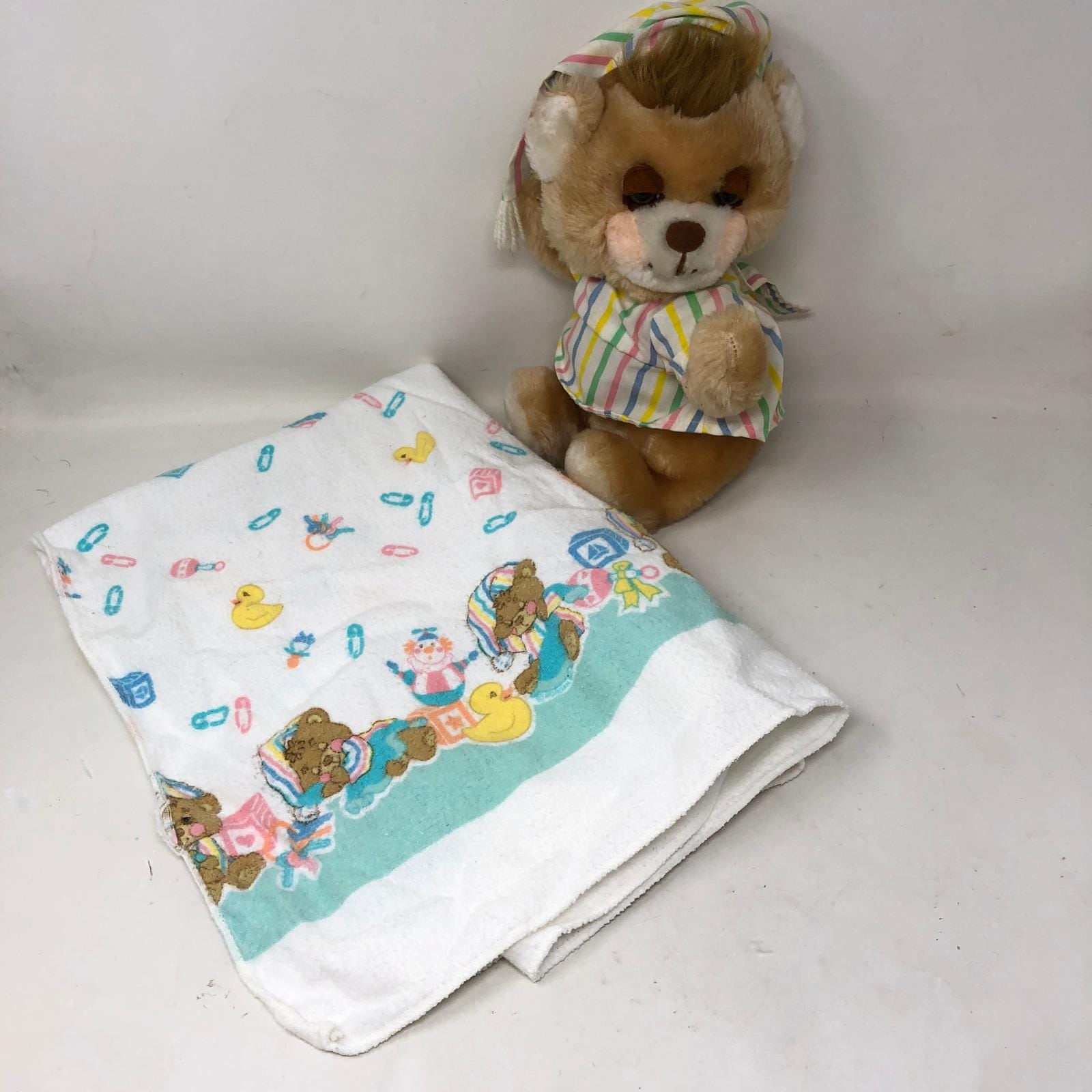 美品✨ ビンテージ Teddy Beddy Bear ベッドカバー キルティング 美品✨ ビンテージ Teddy Beddy Bear ベッドカバー キルティング