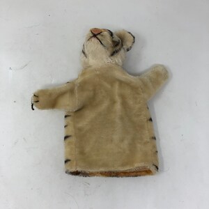 Vintage Steiff Mr Rogers Daniel Tiger Handpuppe Mohair Grün Haar Plüsch Bild 3