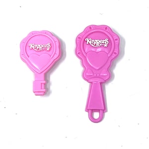 Keypers Pink Brush Replacement Key Set of 2 1986 Vintage Tonka