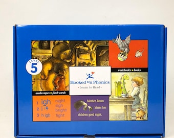 Hooked on Phonics Learn to Read Set Levels 2-5 Books Cassettes