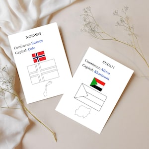 100 Country Flags & Maps Coloring Pages for Kids – World Geography Activities PDF – Educational Printable Mega Set
