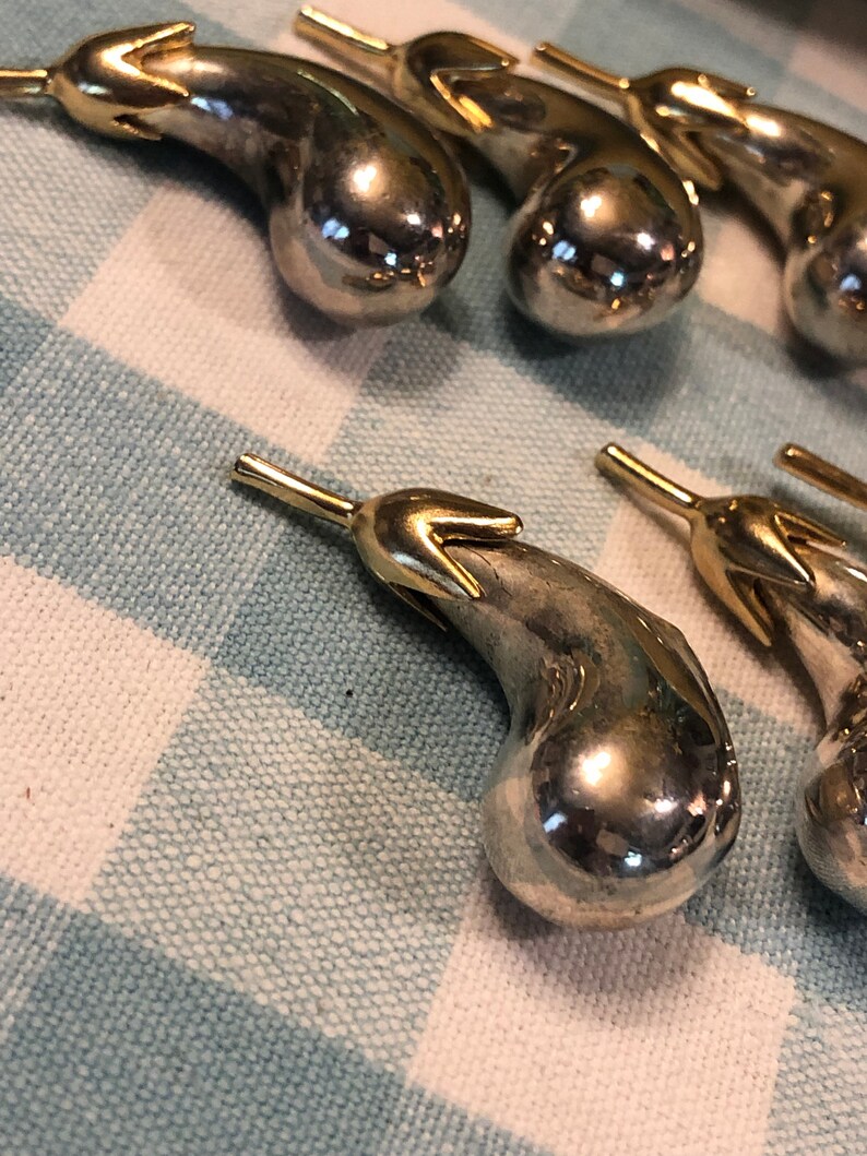 Silver and Gold Eggplant card holder